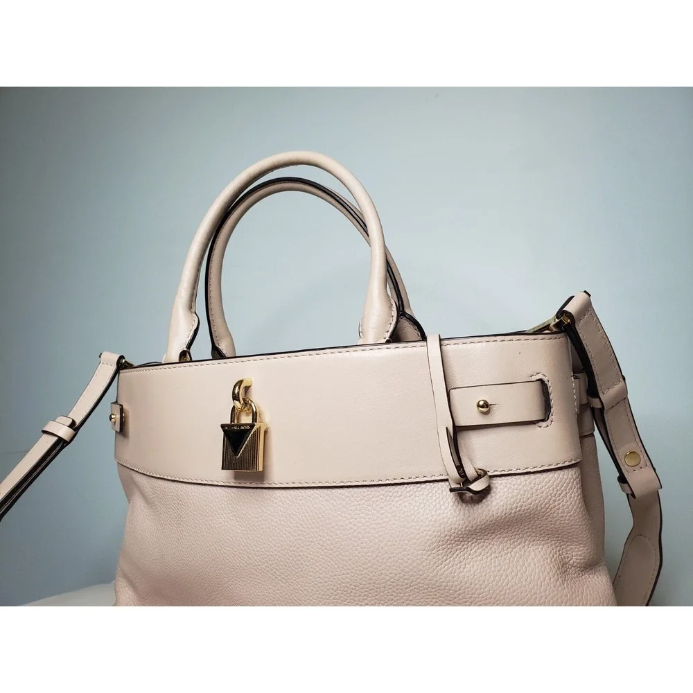 MICHAEL KORS GRAMERCY Pebble Leather Large‎ Handbag Tote Satchel Pink $358